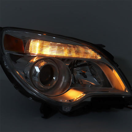 Findmall Left Side and Right Side Halogen Headlights Assembly Replacement for Equinox 2011-2015 with Lens 2PCS GM2502338 GM2503338