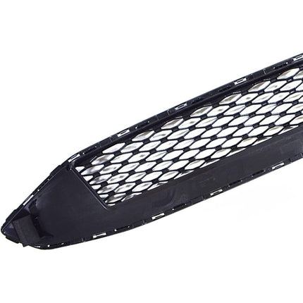 Findmall Black and Chrome Honeycomb Front Upper Bumper Grille Replacement for Fusion 2017-2018