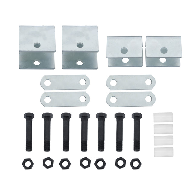 Findmall Single-Axle Trailer Suspension Hanger and Shackle Kit for 1-3/4 in Double-Eye Springs
