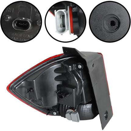 Findmall Tail Light Assembly for 2011‑2019 Dodge Journey Rear Right Passenger Side, Replaces 68078464AD CH2805105C