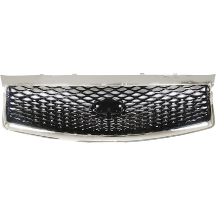 Findmall Front Upper Mesh Grille for 2014-2017 Infiniti Q50, Gloss Black