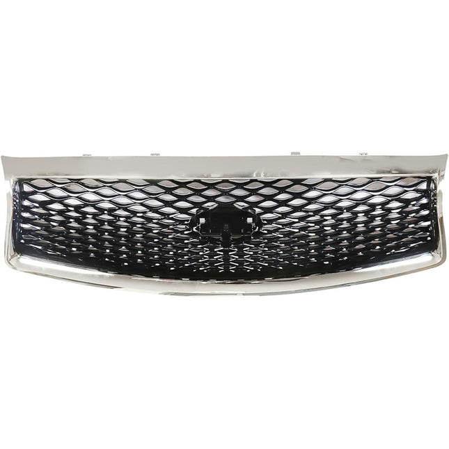 Findmall Front Upper Mesh Grille for 2014-2017 Infiniti Q50, Gloss Black