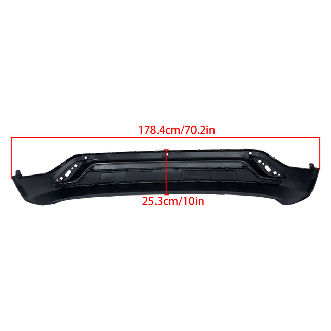 Findmall Rear Lower Bumper Cover with Valance for 2024-2025 Chevrolet Trax, Sensor Holes, Primed