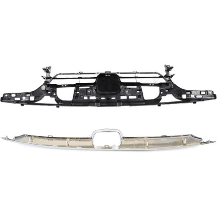 Findmall Front Upper Grille and Chrome Trim Kit for 2021-2022 Honda Accord, Black and Chrome
