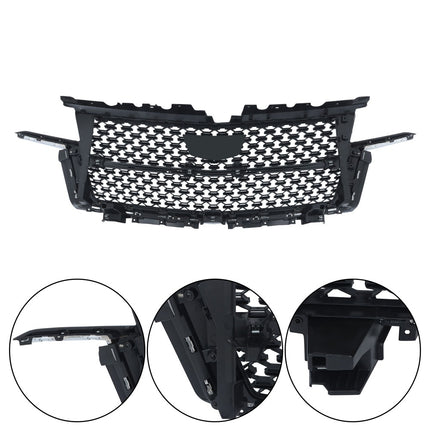 Findmall Chrome Full-Star Style Front Upper Bumper Grille Replacement for Escalade 2021-2023 84699839