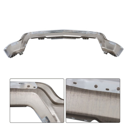 Findmall Chrome Steel Front Bumper Face Bar without Parking Sensor Holes Replacement for 2022-2023 Chevrolet Silverado 1500