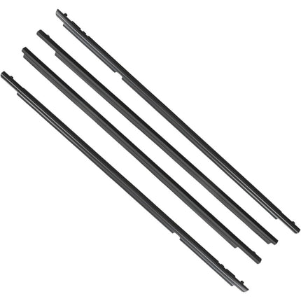 Findmall Black Window Weatherstrip Seal Kit for 2009-2012 Toyota Corolla, 4-Piece