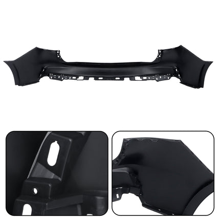 Findmall Rear Upper Bumper Cover for 2017-2020 Acura MDX, No Sensor Holes, Primed