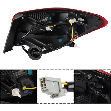 Findmall Outer Tail Light Assembly for 2016–2021 Chevrolet Malibu Rear Left Driver Side, Replaces GM2804122