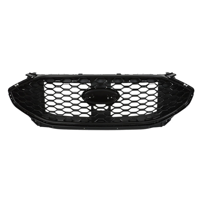 Findmall Glossy Black Honeycomb Front Upper Grille without Camera Hole Replacement for Edge ST 2019-2020