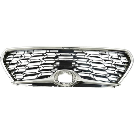 Findmall Front Upper Mesh Grille for 2020-2022 Toyota Highlander, Chrome, Without Camera Hole