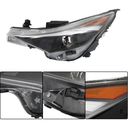 Findmall Headlight Assemblies for 2021–2022 Hyundai Elantra Front Left and Right, Replaces 92101-AB000 and 92102-AB000