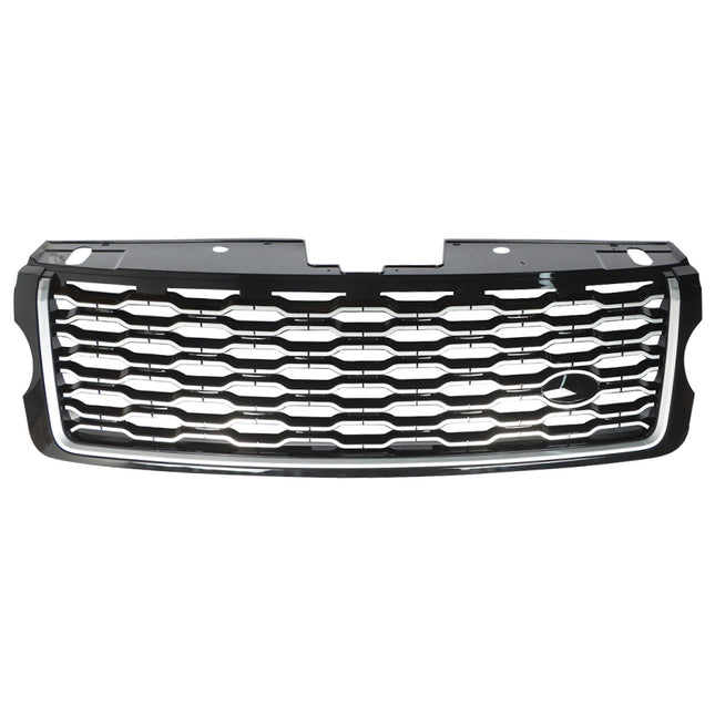 Findmall Black and Chrome Mesh Front Upper Grille Replacement for Range Rover L405 2013-2017