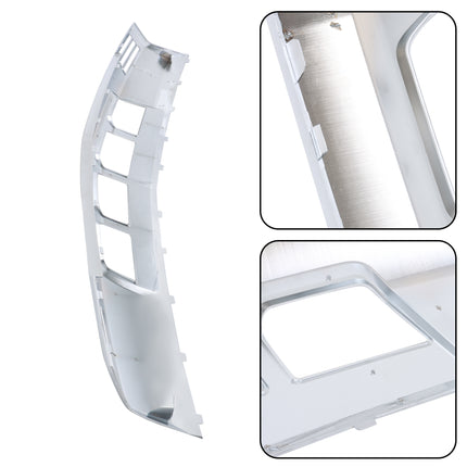 Front Bumper Lower Valance Skid Plate Matte Chrome Plastic Replacement for Silverado 1500 2022-2023 84878970