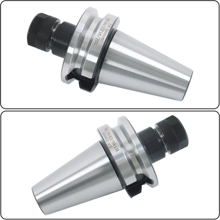 Findmall  5Pcs BT40 ER16 Collet Chuck Extension Length of 2.75 Inches | For Fine Detail Cutting and Other CNC Machining Operations