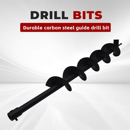 findmall Earth Auger Drill Bits 4" 6" 8" for Gaseous Fluid Powered Post Fence Hole Digger