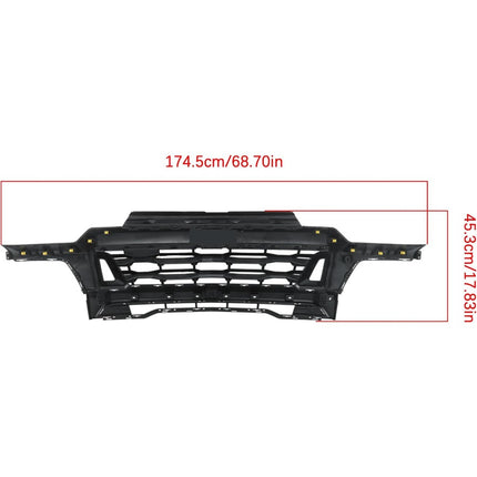Findmall Gray Front Bumper Grille Replacement for Colorado Z71 2023-2024 87844551