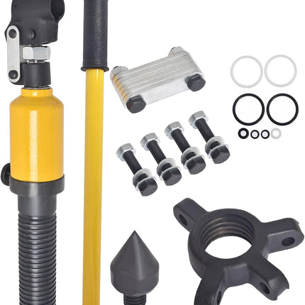 findmall 5T Hydraulic Gear Puller 3 Jaw Puller Set Hydraulic Bearing Puller 3 in 1 Pump Oil Tube Drawing Machine Wheel Bearing Pulling Separator
