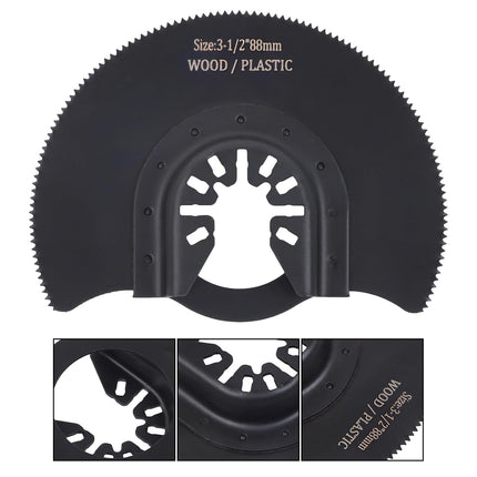 Findmall 30 Piece Set of Oscillating Saw Blade Combination Titanium-Coated Saw Blades Fit for Cutting Wood, Plastic, and Metal
