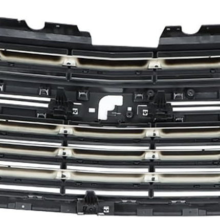 Findmall Front Upper Grille with Glossy Black Trim Replacement for Tahoe and Suburban 2021-2022