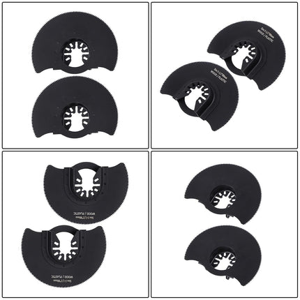 Findmall 26 PCS Oscillating Saw Blades Kit Accuracy Cutting Kit Oscillating Multi-Tool Blades - Universal Fit, Cuts Wood, Metal, PVC, Drywall