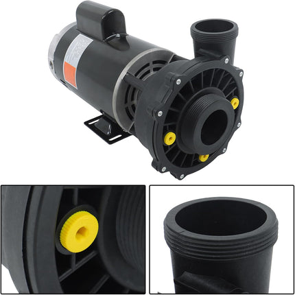 Findmall Pool Pump 3721621-13 2 Speed 2-1/2'' Admission Duck 2'' Discharge