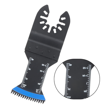 Findmall 20 Piece Set of Oscillating Curved Blade Saw Blades Fit for Cutting Wood, Plastic, and Metal