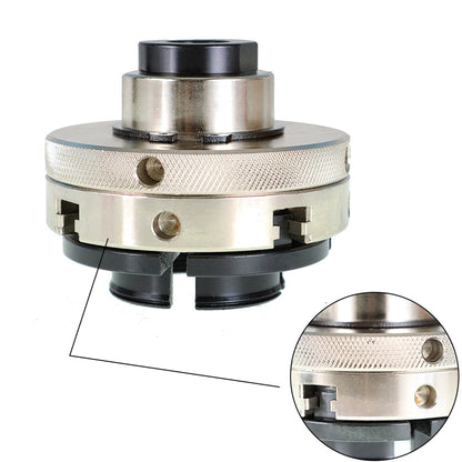 findmall Woodworking Lathe Chuck, 4-Jaw Self-Centering Chuck, Utility Grip 4-Jaw Lathe Chuck System with 1x8TPI Thread