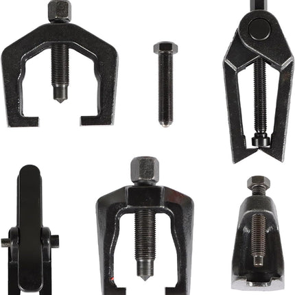 findmall Ball Joint Separator 5-in-1 Mechanic Tools Pitman Arm Puller Tie Rod End Removal Tool Set for Front End Service Splitter Removal Kit