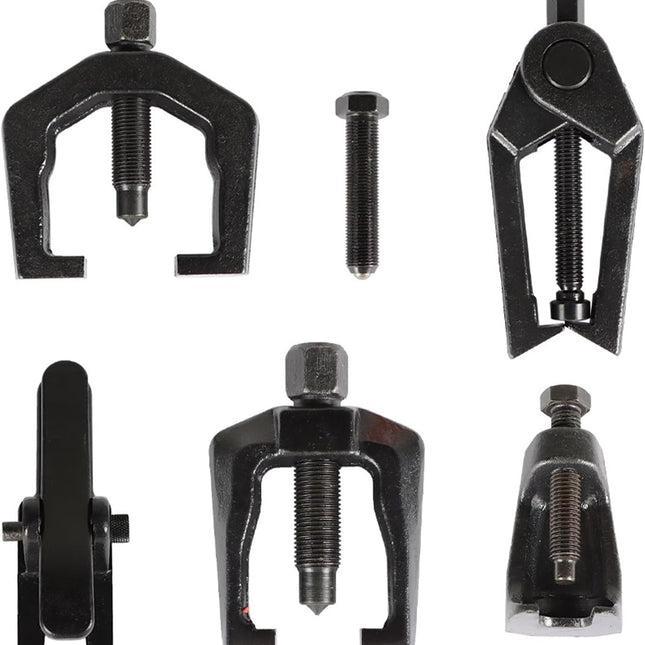 findmall Ball Joint Separator 5-in-1 Mechanic Tools Pitman Arm Puller Tie Rod End Removal Tool Set for Front End Service Splitter Removal Kit
