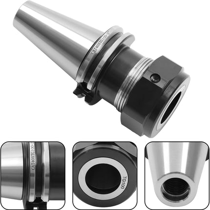 Findmall  3Pcs Collet Chuck Set CAT40-TG100 3 Inch | Fit for CNC Engraving Machine and Milling Lathe Tool