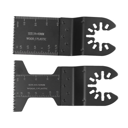 Findmall 96 Pcs Oscillating Saw Blade Suit, Oscillating Tool Blades with Sandpaper, High Carbon Steel, for Metal, Wood, Plastic
