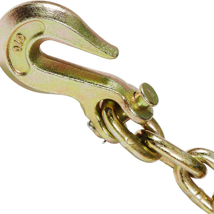 Findmall 3/8In x 20 Ft Grade 70 Truck Tow Chain Tie Down Chain Flatbed Truck Trailer