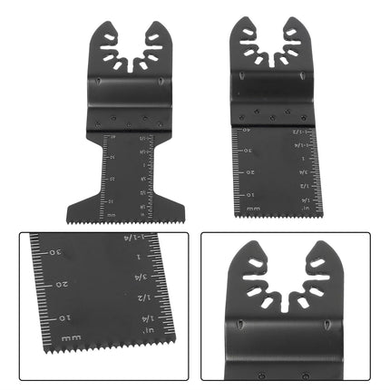 Findmall Universal Vibrating Multi Tool Blades Kits, 50PCS Oscillating Saw Blade Set Fit for Cutting Wood, Plastic, and Metal