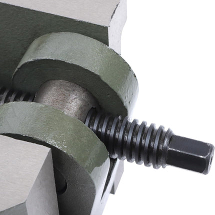 Findmall 4 Inch Horizontal and Vertical Machine Vise, Hardened, for Holding Shafts and Round Parts