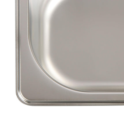Findmall 6-Pack Stainless Steel Hotel Pans with Lids | 1/3 Size, 6" Deep Pans for Catering, Buffet, Food Storage and Serving
