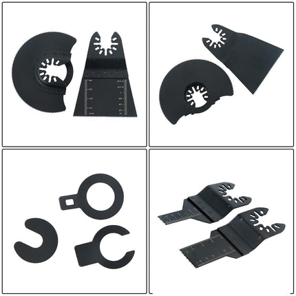 Findmall 43Pcs Premium Oscillating Multi-Tool Blade Set – Universal Quick-Release Blades for Wood, Metal, Plastics