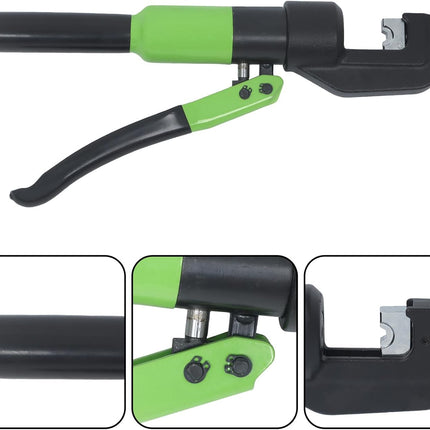 Findmall YQK-70 Wire Crimper with 9 Pairs of Dies Hydraulic Crimping Tool Fit for Welding Cables, Electrical Cables and Power Wires