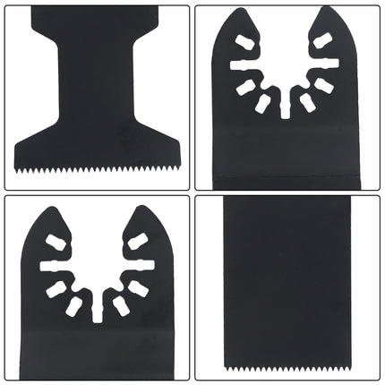 Findmall 30-Piece Set of Steel Oscillating Multi Tool Saw Blades Set Oscillating Saw Blades Fit for Cutting Wood, Plastic, and Metal