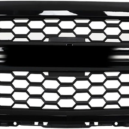 Findmall Glossy Black Honeycomb Front Upper Grille Replacement for Silverado 1500 LT, LTZ and WT 2014-2015