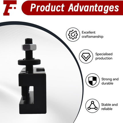 findmall BXA 250-201 T Quick Change Tool Post Holder BXA #1 T Turning and Facing Holder Fit for 3/4 Inch Turning Tools