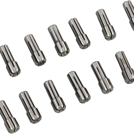 Findmall 14 Pack DA300 Accuracy Collet Set 3/64" - 1/4" by 1/64" Increments, 1/64" Collapse Range, Double Angle CNC Collet for Drilling, Tapping, and Grinding