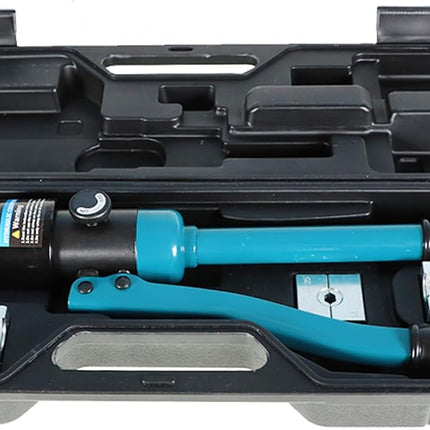Findmall Hydraulic Crimping Tool 16T Set Hand Operated Hydraulic Crimping Tool 13 Pairs of Crimping Dies Fit for Electrical Terminal Wire
