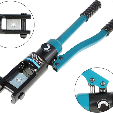 Findmall Hydraulic Crimping Tool 16T Set Hand Operated Hydraulic Crimping Tool 13 Pairs of Crimping Dies Fit for Electrical Terminal Wire