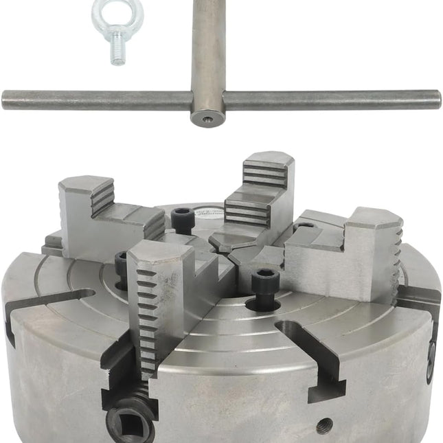 Findmall K72-300 12 Inch 4-Jaw Lathe Chuck Self-Centering Independent Chuck | 300mm Clamping for Mini Lathe, CNC Router, Milling, Turning