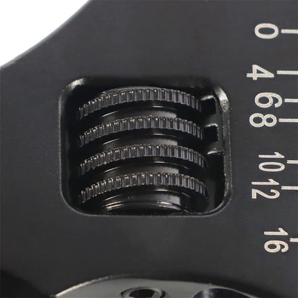 3AN-16AN Adjustable Wrench Black Aluminum Tool Spanner for Hose End Fitting