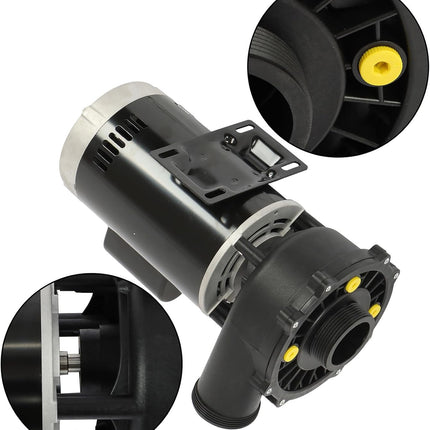 Findmall Pool Pump 3721221-1D 3HP 230 Volts 2 Speed 56Y Frame 2 Inch