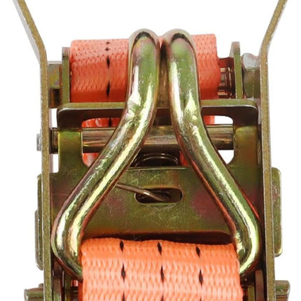 Orange Ratchet Belt, 1.5Inch * 15Ft 4000 Pound Ratchet, Heavy Duty Slings, 10PCS