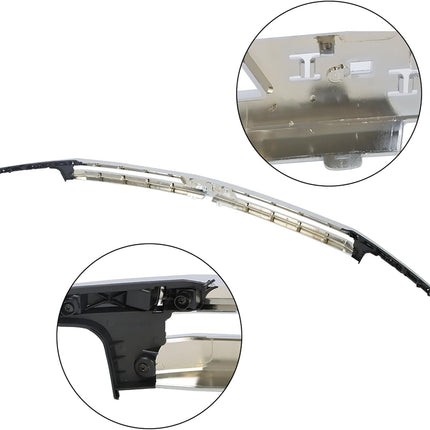 Findmall Chrome Front Upper Bumper Grille Trim Replacement for Suburban and Tahoe