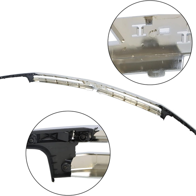 Findmall Chrome Front Upper Bumper Grille Trim Replacement for Suburban and Tahoe